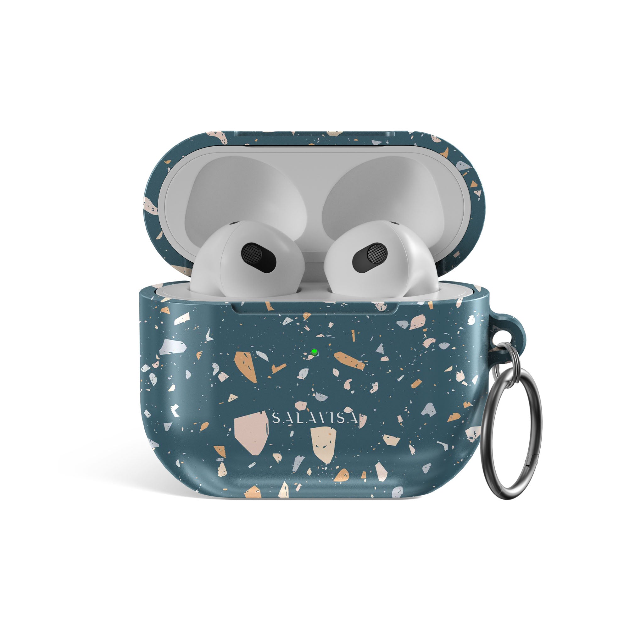 Terrazzo Pattern AirPods Pro Case - Marble Design Protective Cover for Apple AirPods Pro 1/2/3 - Stylish & Durable Phone Accessory for Travel, Work & Daily Use