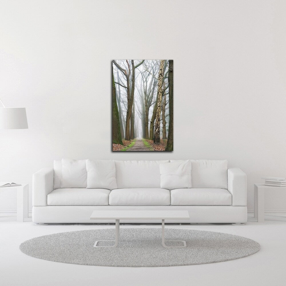 At the End You Will Find a New Beginning by Lars Van de Goor - Premium Canvas Wall Art Print - Ready to Hang - Perfect for Living Room, Bedroom & Office Decor