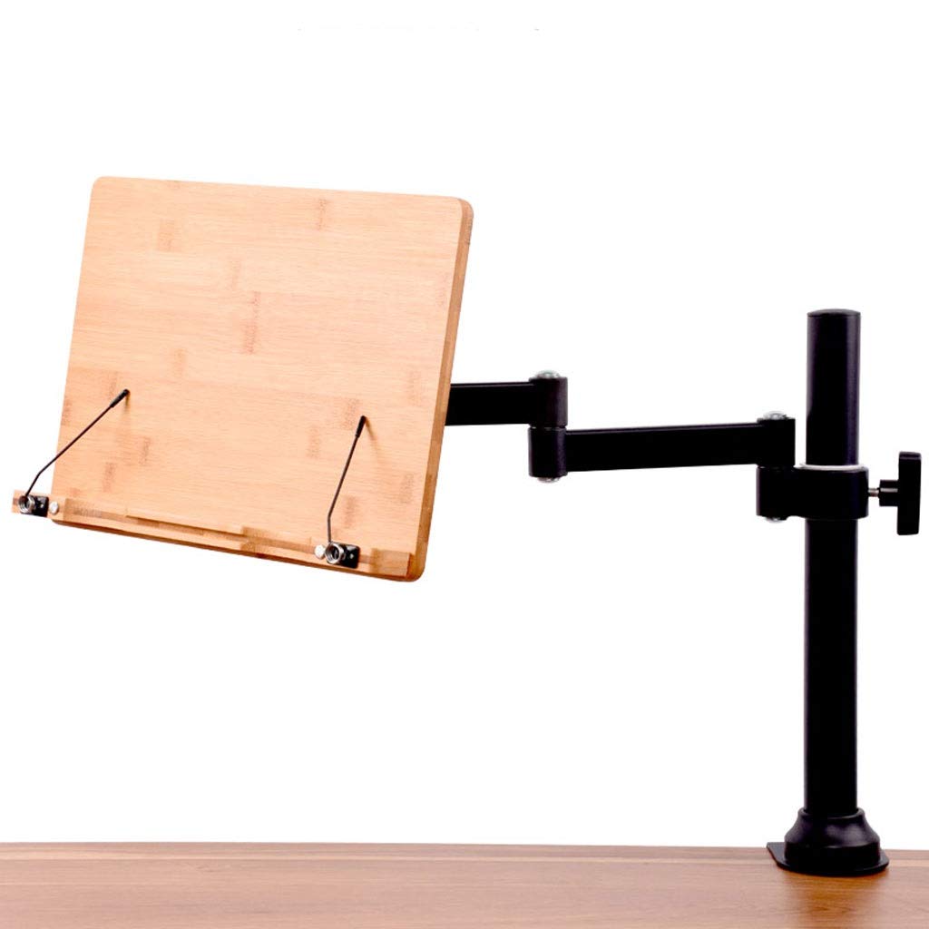 Adjustable Telescopic Book Stand - Multi-Function Clip Table & Desktop Reading Shelf for Textbooks, Documents, Laptops | Perfect for Home Office, Study Desk & Reading Nook Organization