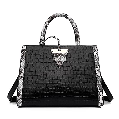 Black and Snake Skin