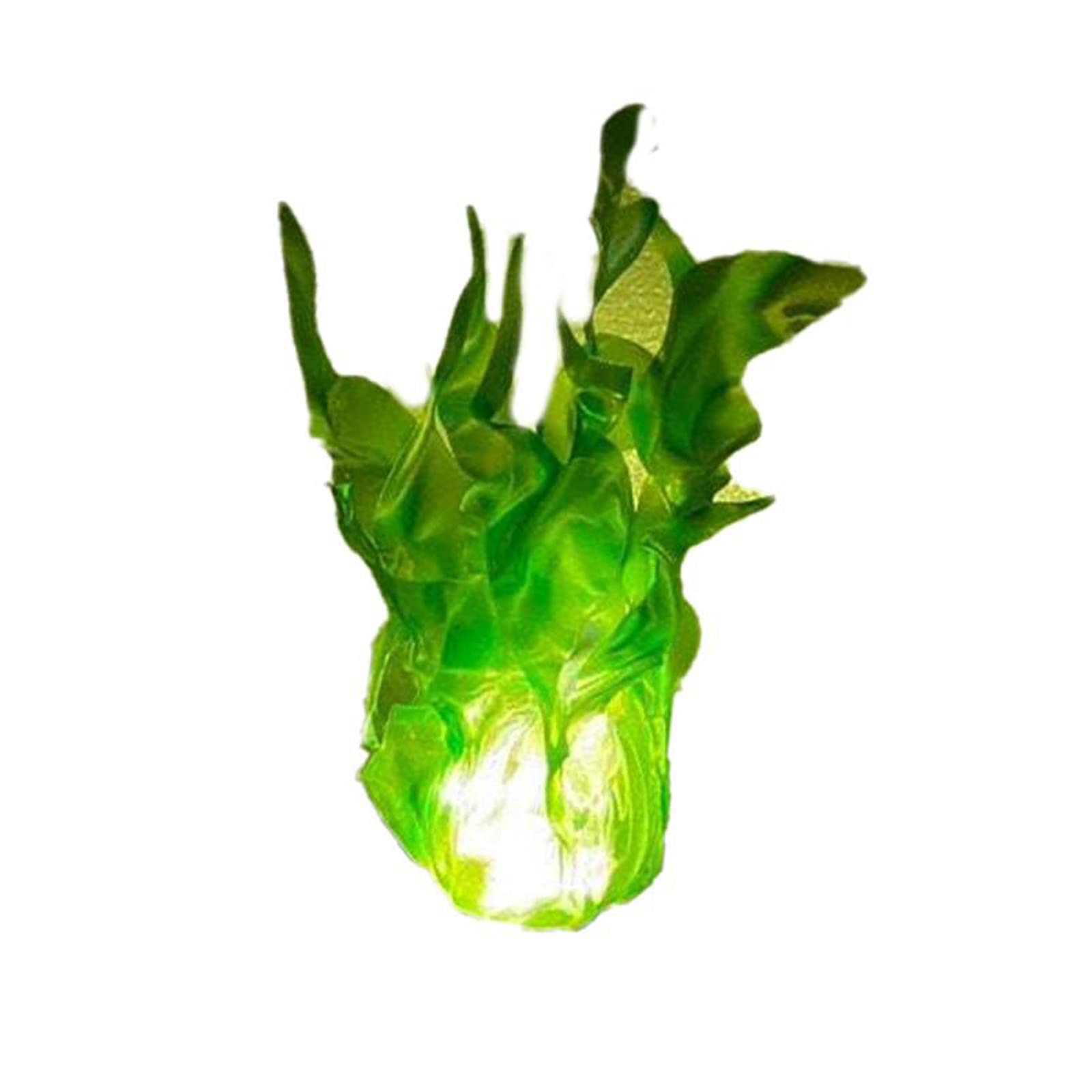 YXGLL LED Ghost Flame Lamp - Halloween Anime Cosplay Glowing Palm Light, Horror Atmosphere Floating Fireball Prop for Party Decor (Green) | Perfect for Halloween, Cosplay, Themed Parties & Spooky Home Decor
