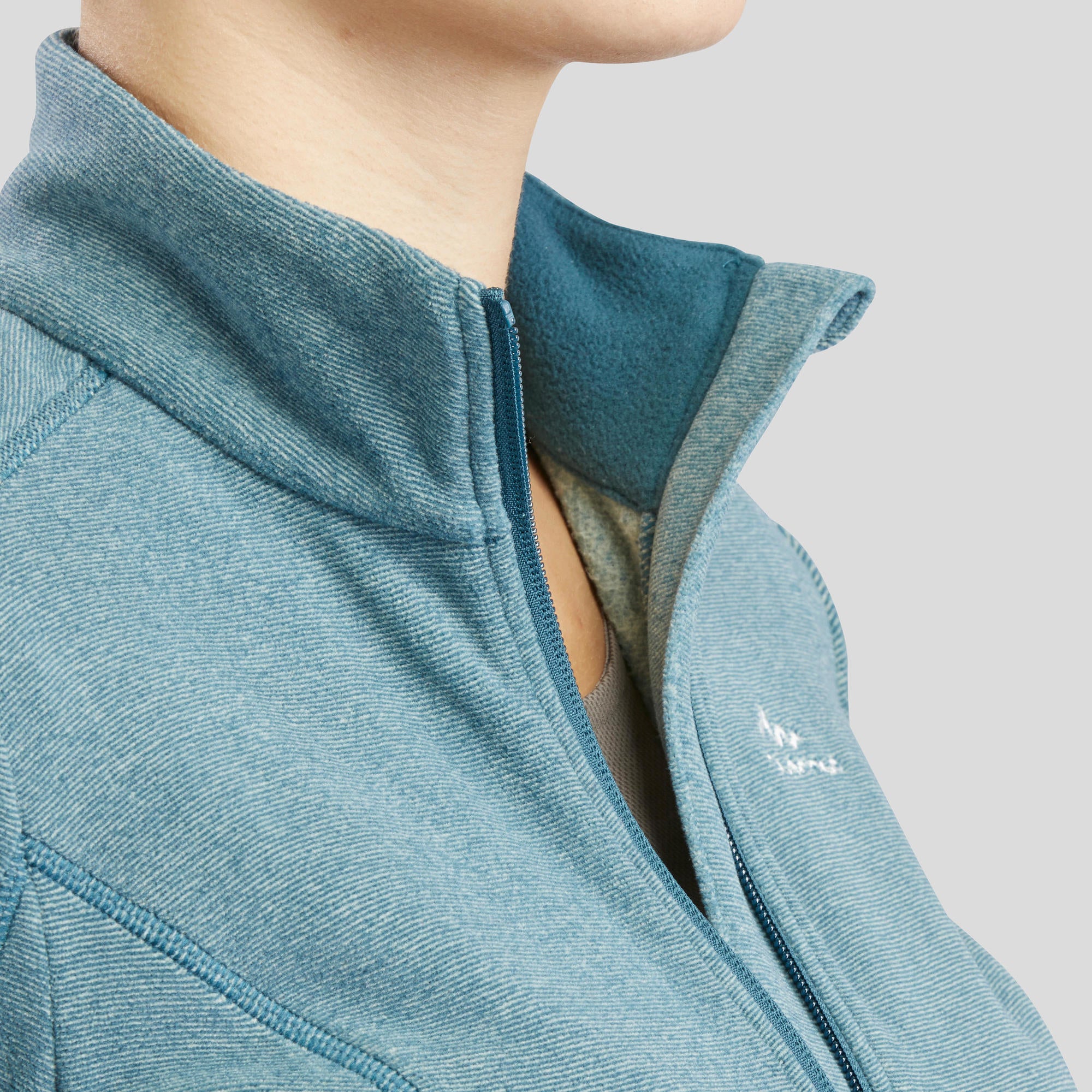 Quechua Women's MH120 Fleece Jacket - Warm Winter Outdoor Jacket for Hiking, Camping & Casual Wear