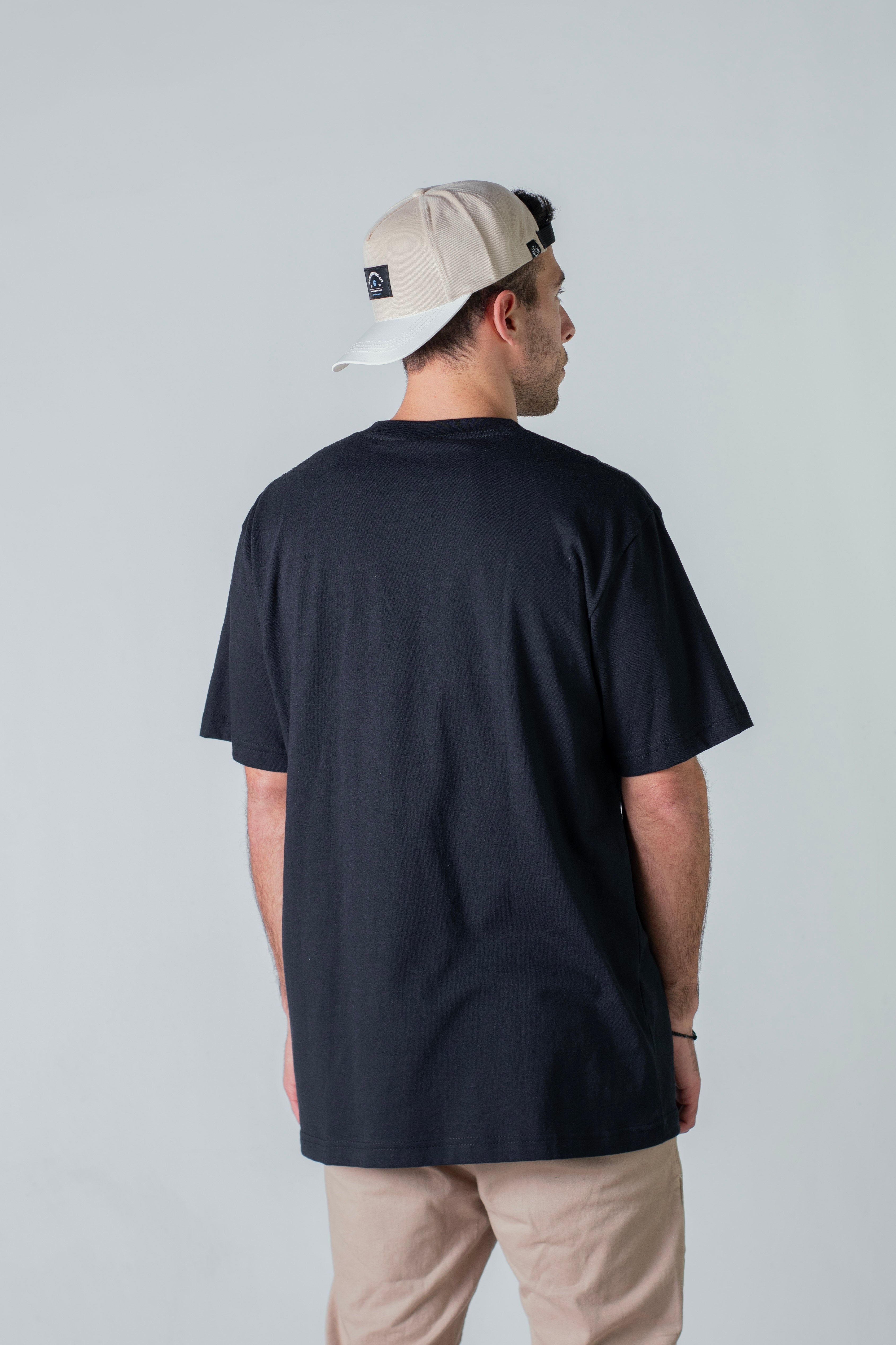 Original Black Ocn A6 Men's T-Shirt - Comfortable Cotton Tee for Casual Wear, Gym & Everyday Outfits