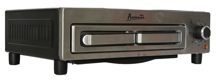 Avanti PPO12X3SIS 12-Inch Commercial Pizza Oven - Stainless Steel, Electric Countertop Pizza Maker for Restaurants, Pizzerias & Home Use - Perfect for Baking Crispy Pizzas, Bread & More