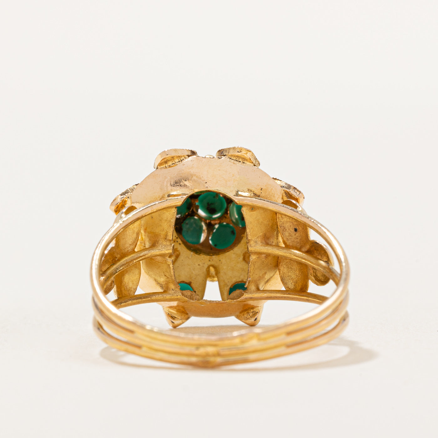 Turquoise Cocktail Ring for Women - 0.75 Carat Total Weight (ctw) - Size 8.5 - Elegant Statement Jewelry for Parties, Weddings & Special Occasions