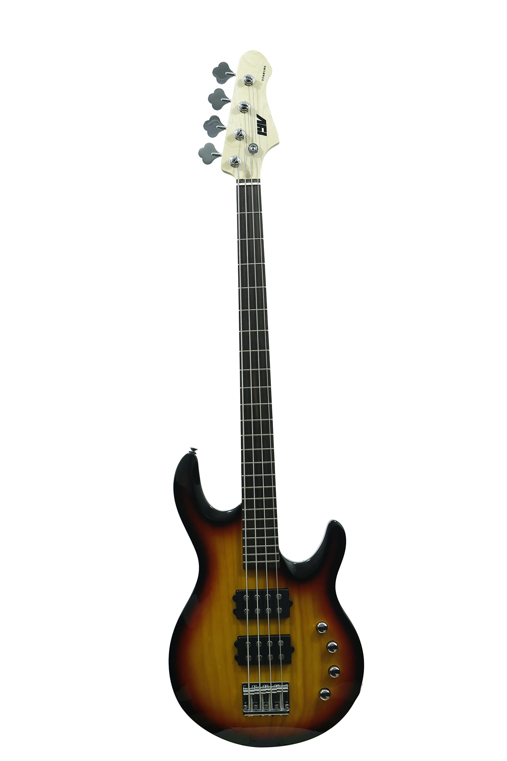 IYV 4-String Electric Bass Guitar with Sunburst Finish (IMM-300SB) - Perfect for Beginners, Live Performances & Studio Recording