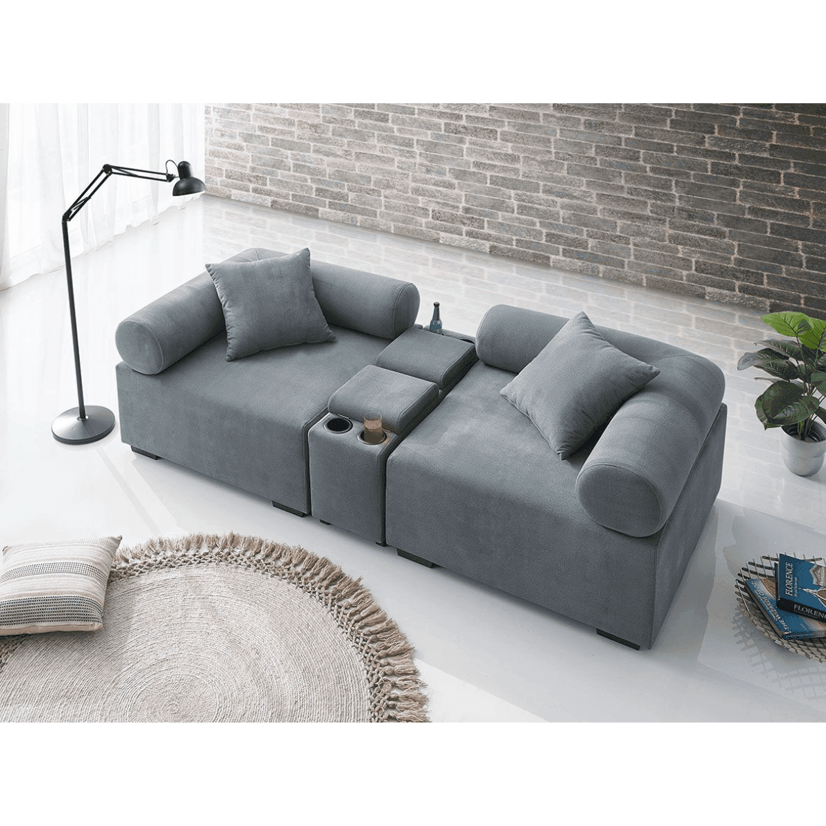 Katie Fabric Sofa - Pet Friendly, Durable & Comfortable Upholstered Couch for Living Room, Lounge, or Family Room - Perfect for Relaxing, Entertaining, and Pet Owners