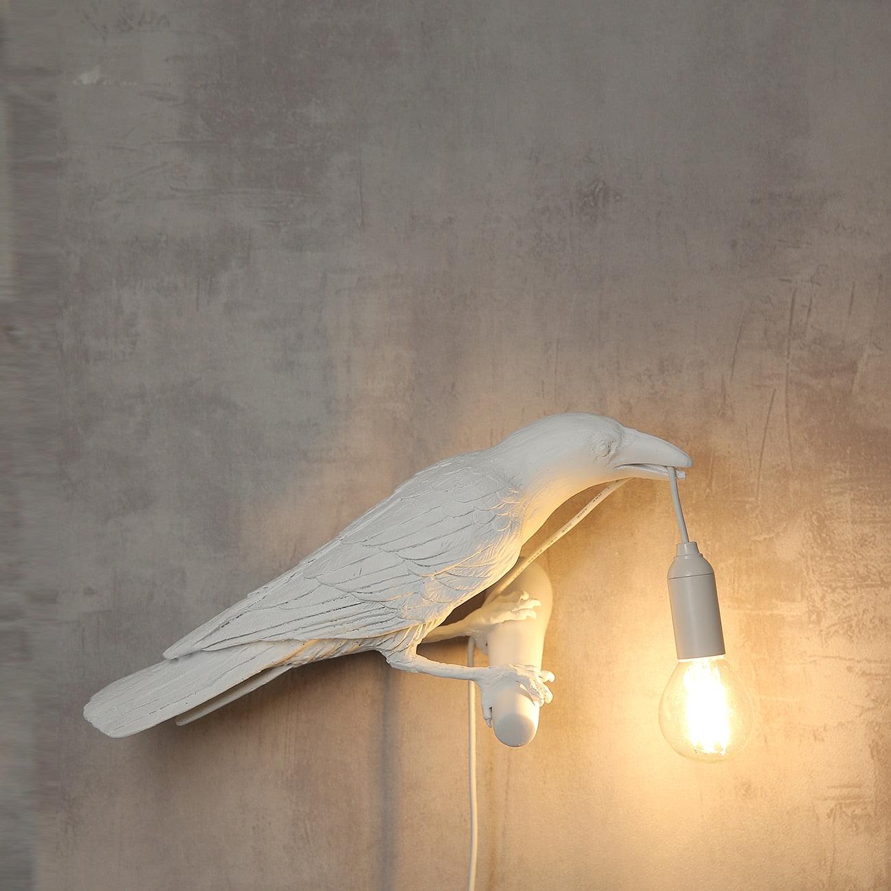 Elegant Bird Wall Light - Decorative LED Night Light for Bedroom, Nursery, Living Room - Perfect for Home Decor and Ambiance