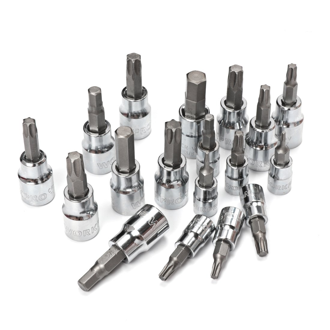 WORKPRO 450-Piece Drive Socket Set - 1/2