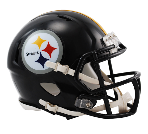 Pittsburgh Steelers Speed Mini Helmet - Authentic NFL Collectible for Fans, Display & Gifts - Perfect for Game Day, Office Decor & Sports Memorabilia Collections