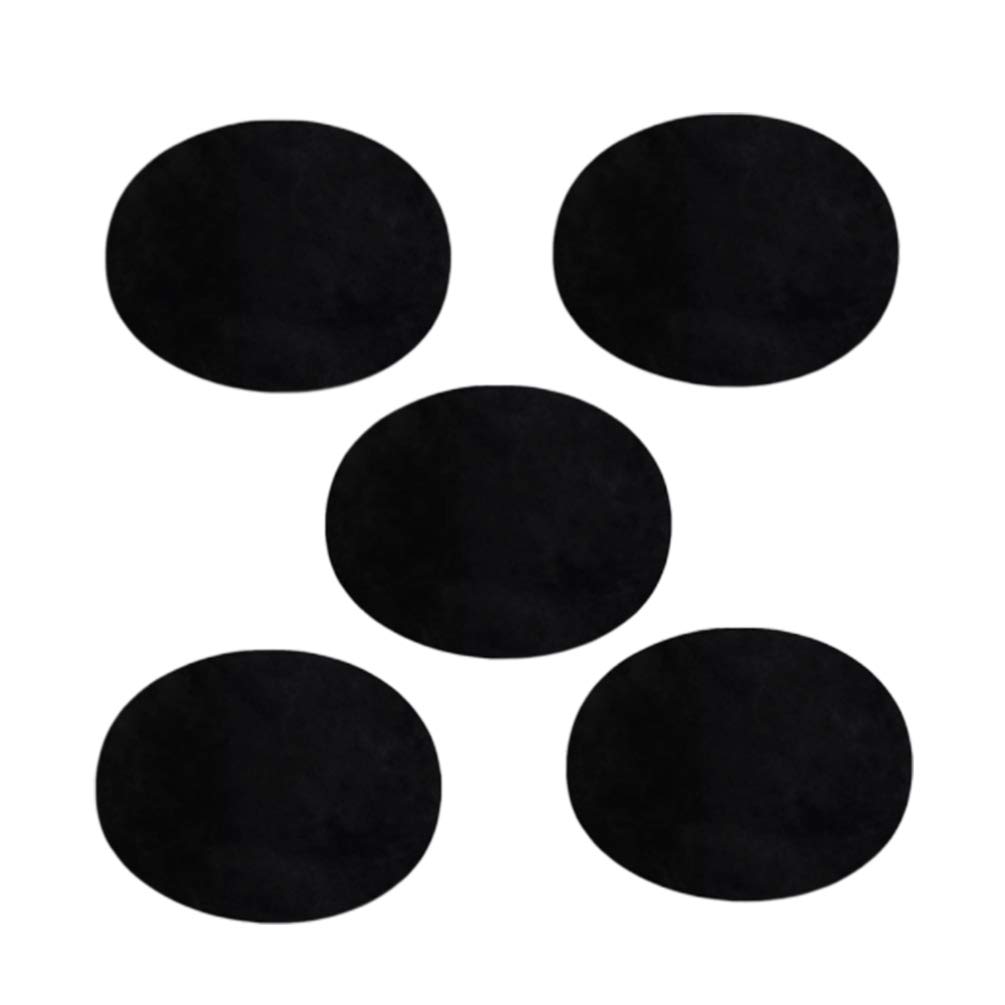 SUPVOX 25pcs Sew-on Patches for Clothes - Suede Fabric Applique Iron-on Patches for Sweaters, Shirts & DIY Crafts - Creative Clothing Accessories for Customizing Jackets, Jeans & Bags (Perfect for Halloween Costumes & Fashion Upcycling)