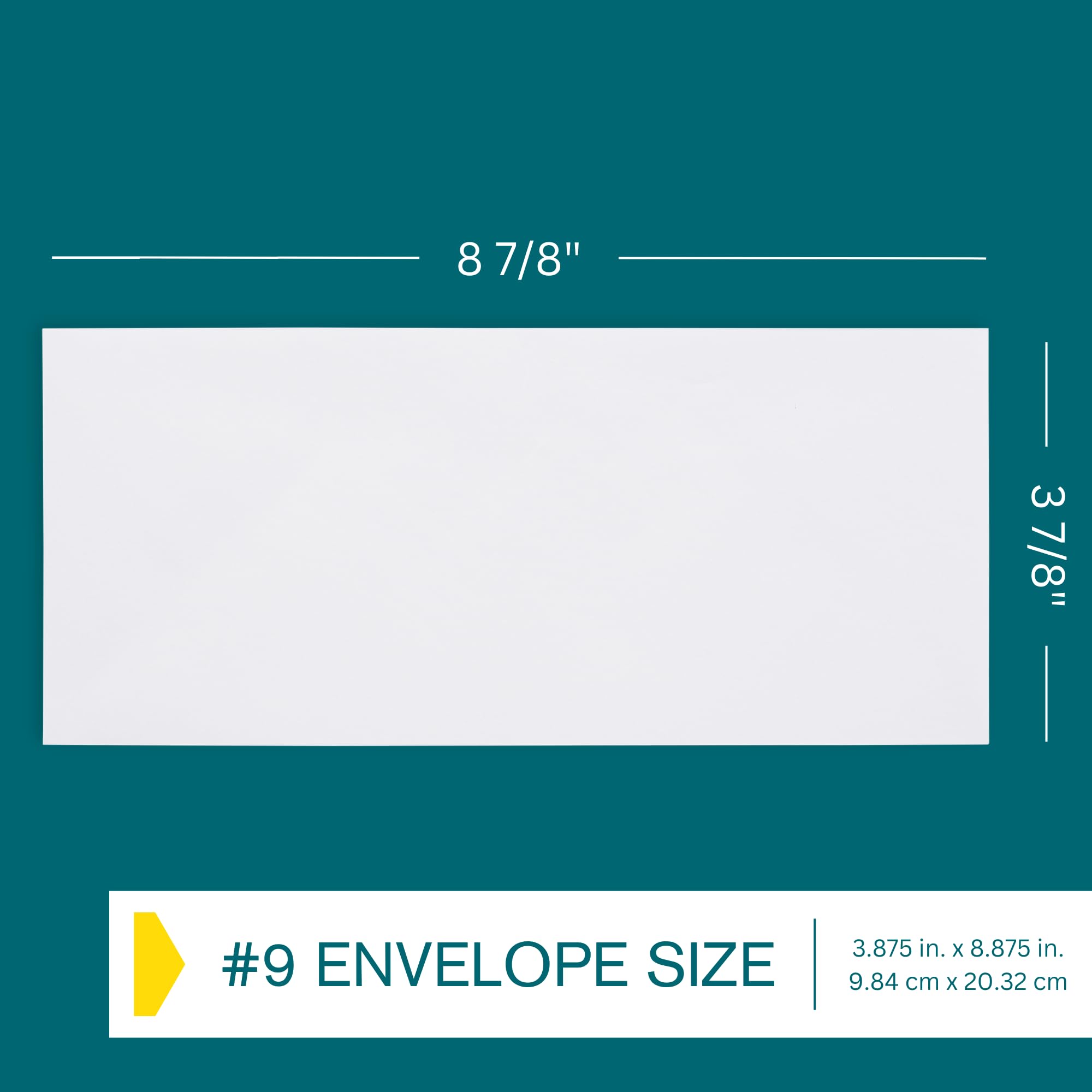 #9 Self-Seal Security Envelopes - 100 Pack (3 7/8