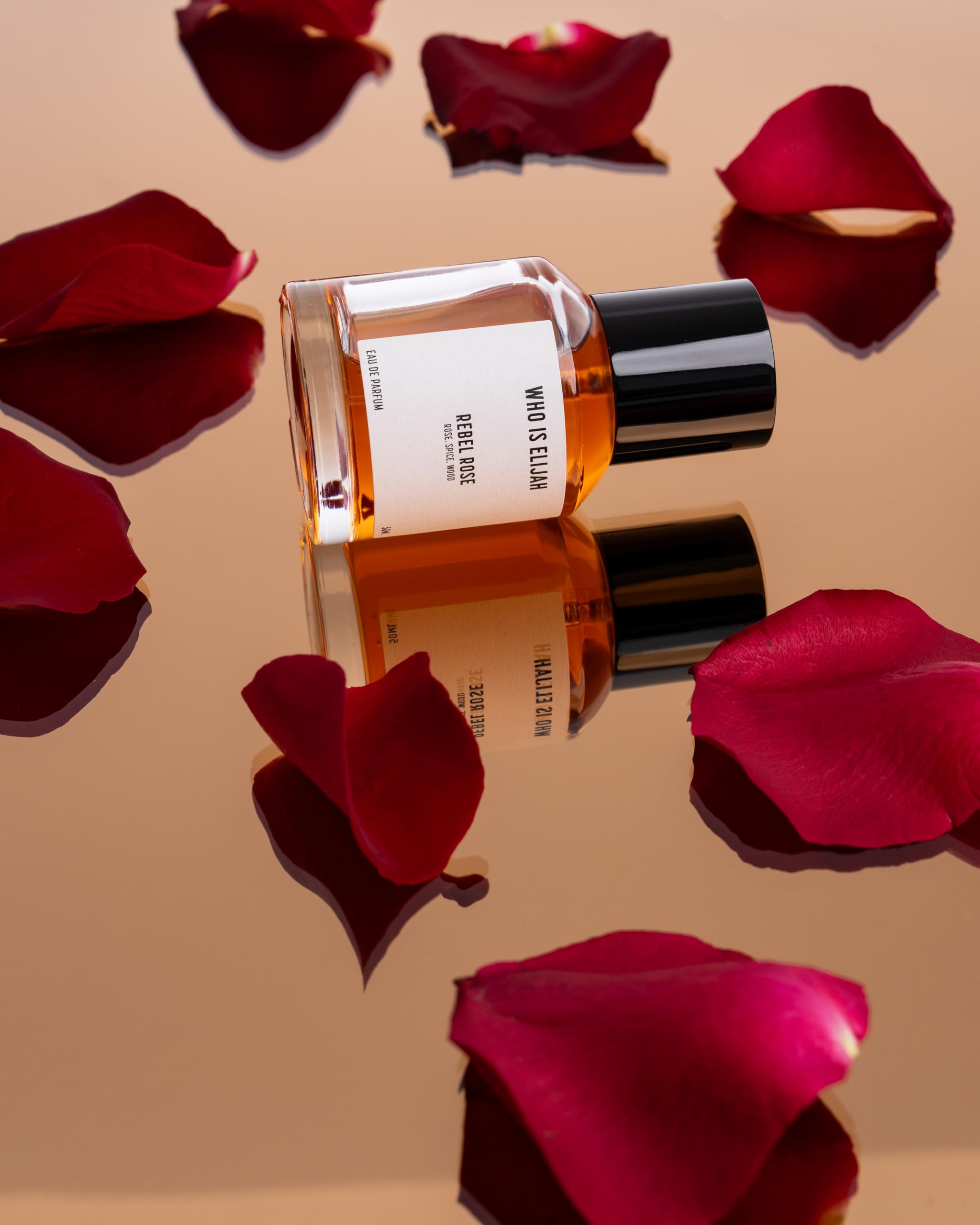 Rebel Rose Unisex Eau de Parfum - Spicy Woody Cologne for Men & Women with Rose, Saffron, Patchouli & Leather Notes - 1 Fl Oz Fragrance Gift Set - Perfect for Date Nights, Special Occasions & Daily Wear
