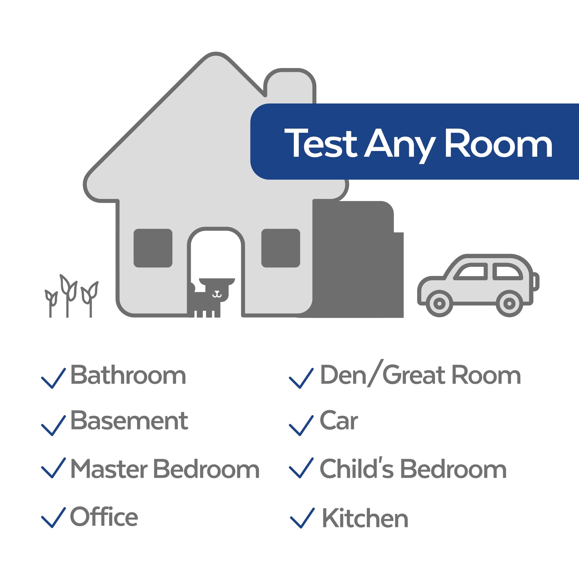 Professional DIY Mold Test Kit for Home - 8 Rooms/Plates with Lab Analysis | Easy-to-Use Mold Detection Kit for Basement, Bathroom & Attic | Individual Room Screening Package for Home Safety & Air Quality Testing