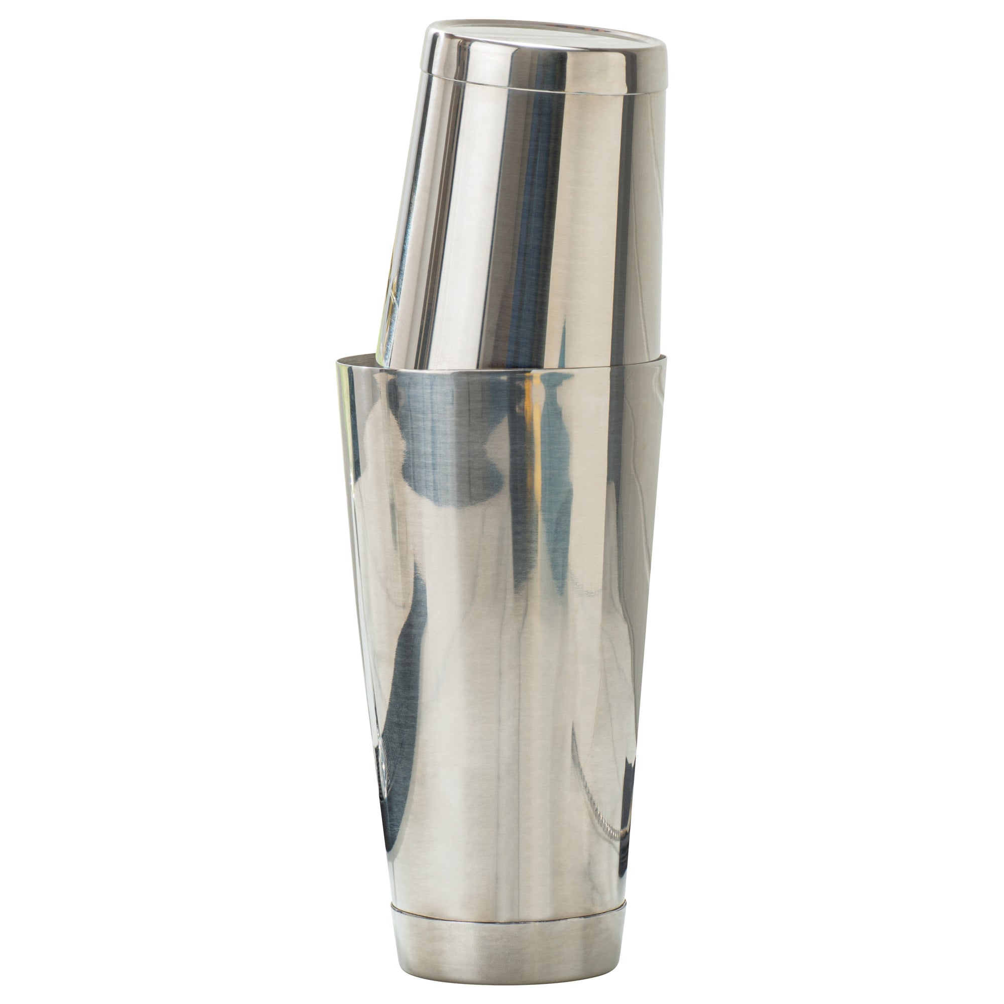 Premium 16 oz Stainless Steel Cocktail Shaker - Weighted Bar Mixing Tin with Mirrored Finish (3.25