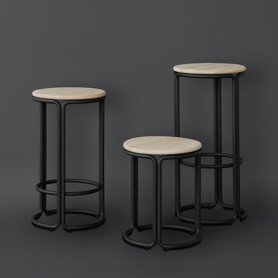 Premium Hardie Bar Stool - Modern Counter Height Stool with Back Support - Perfect for Kitchen Islands, Bars, and Dining Areas