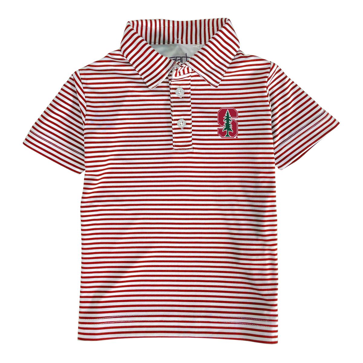 Stanford Cardinal Toddler Boys' Polo Shirt - 100% Cotton Breathable Short Sleeve Top for Little Fans - Perfect for Game Day, School, and Family Outings