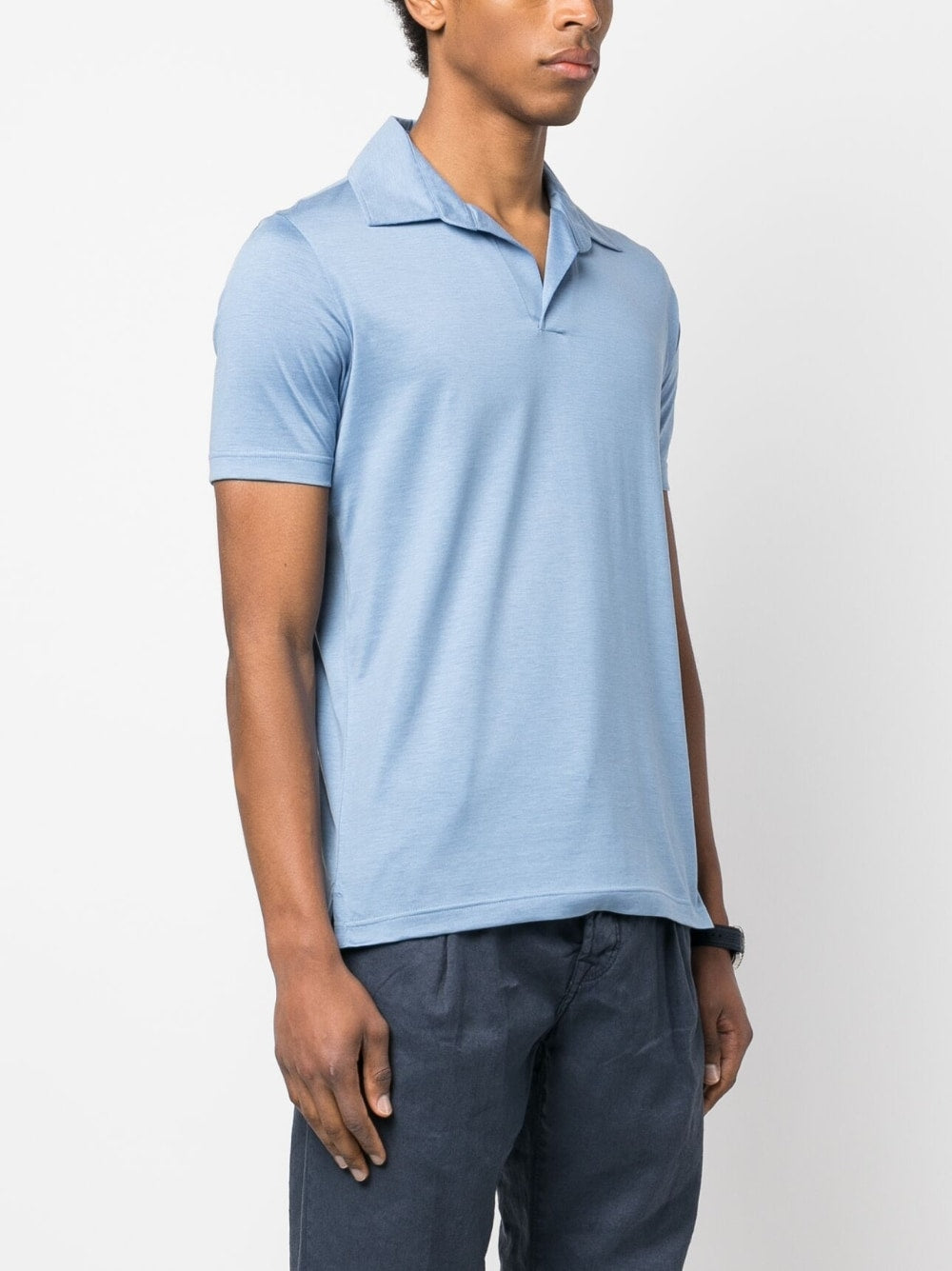 Premium Colombo T-Shirts & Polos in Clear Blue - Comfortable Casual Wear for Men & Women - Perfect for Work, Travel & Everyday Outfits