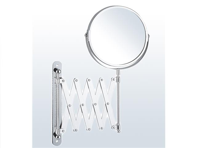 2-Sided Extendable Mirror with 360° Rotation - NOV M1351 - Perfect for Makeup, Hairstyling & Home Decor