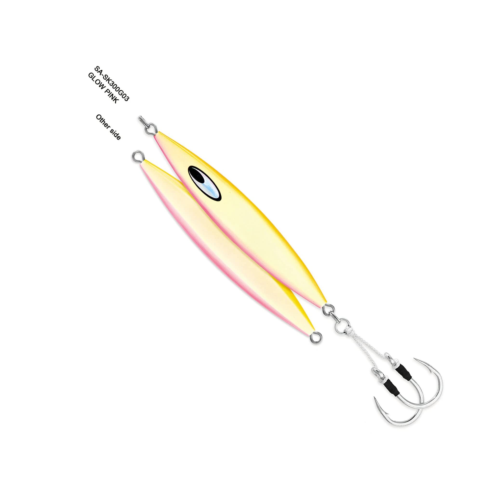 Daiwa Saltiga Metal Jig 0 Oz Saltwater Fishing Lure with Assist Hooks - Perfect for Offshore, Deep Sea, and Jigging Anglers