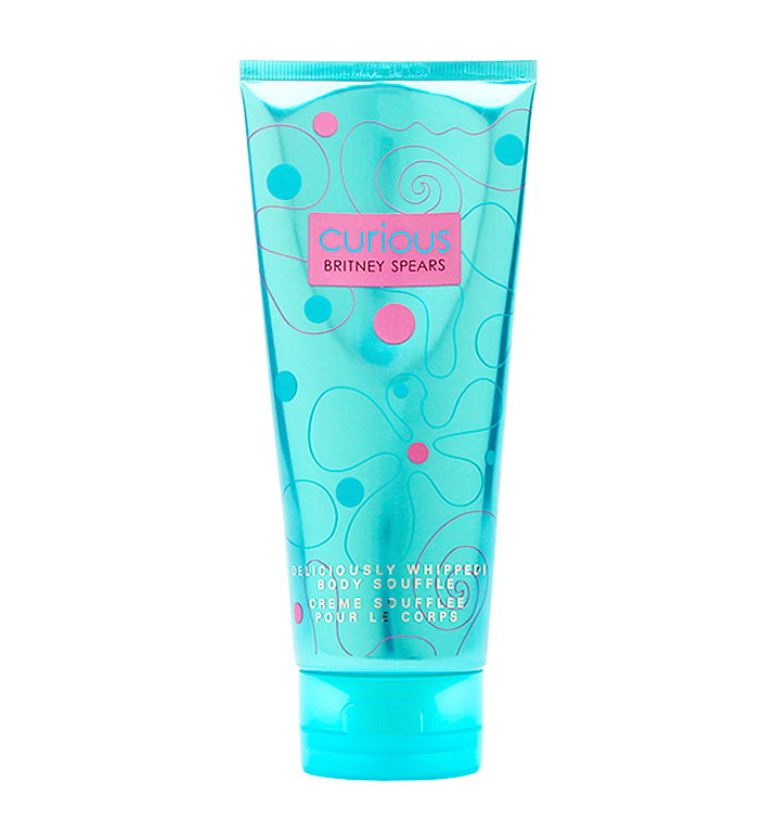Britney Spears Curious Deliciously Whipped Body Souffle 200ml - Luxurious Whipped Body Cream for Women, Hydrating & Nourishing Skin Care - Perfect for Daily Moisturizing & Gift Giving