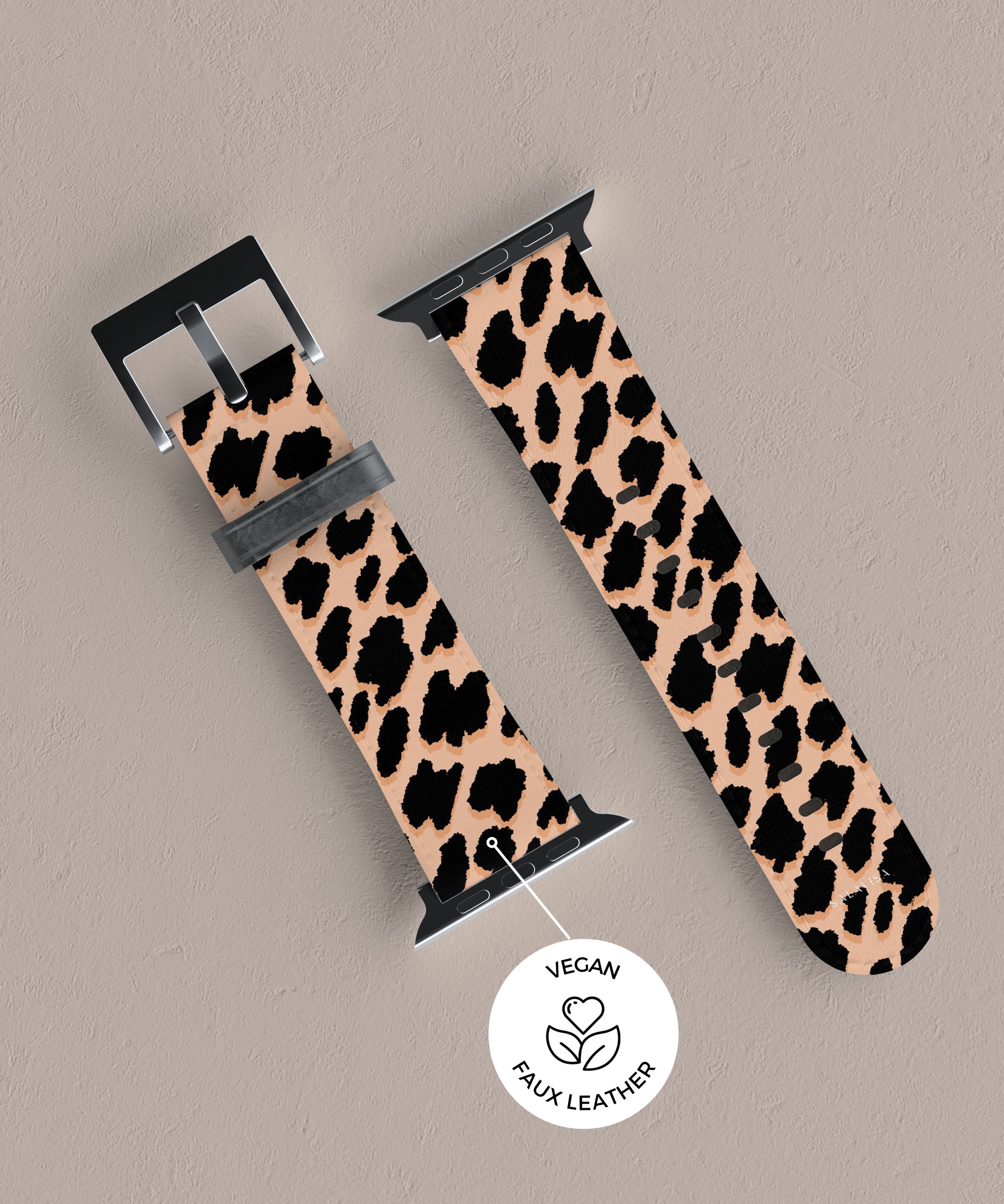 Stylish Pink Leopard Print Apple Watch Band - Soft Silicone Replacement Strap for Apple Watch Series 9/8/7/6/SE/5/4/3/2/1 - Perfect for Workouts, Fashion Accessories & Everyday Wear
