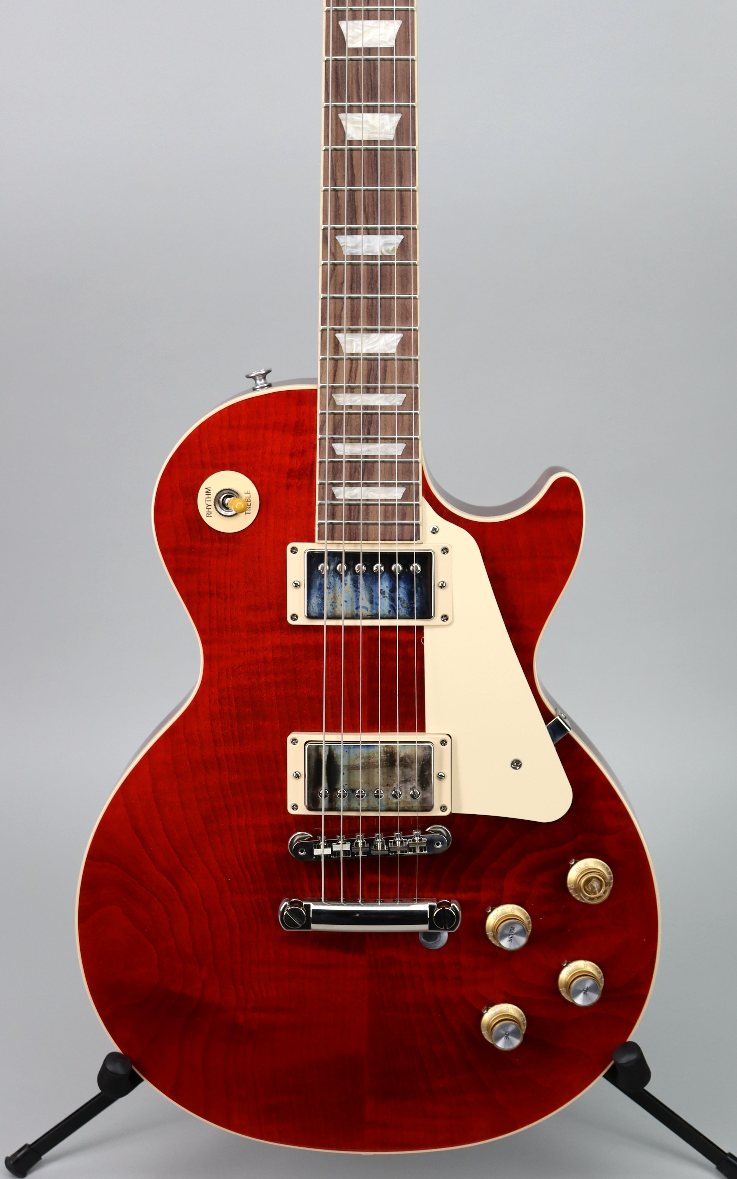 Gibson Les Paul Standard '60s Electric Guitar with Figured Top - Vintage Cherry Sunburst Finish | Perfect for Rock, Blues & Stage Performances