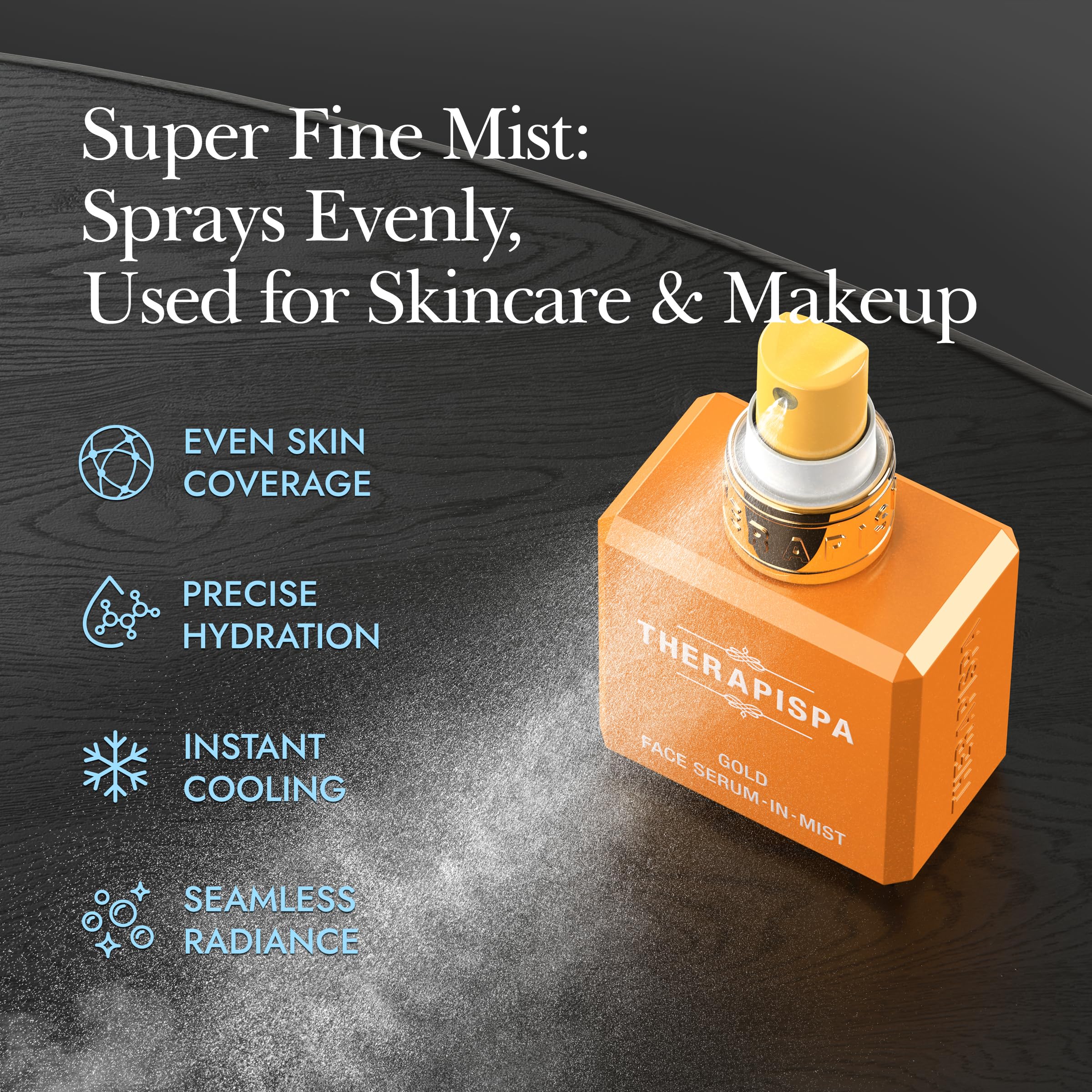 Premium Antioxidant Face Spray Serum with Niacinamide, Panthenol, Adenosine & Hyaluronic Acid - Hydrating Facial Mist for Skin Brightening & Firming (2.0 fl oz) | Daily Skincare, Travel Essential & Makeup Setting Spray