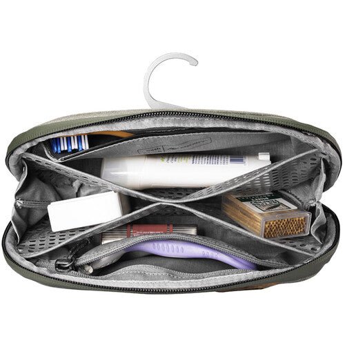 Peak Design Small Wash Pouch (Sage) - Compact Travel Toiletry Bag for Men & Women - Perfect for Camping, Gym & Airplane Carry-On Essentials
