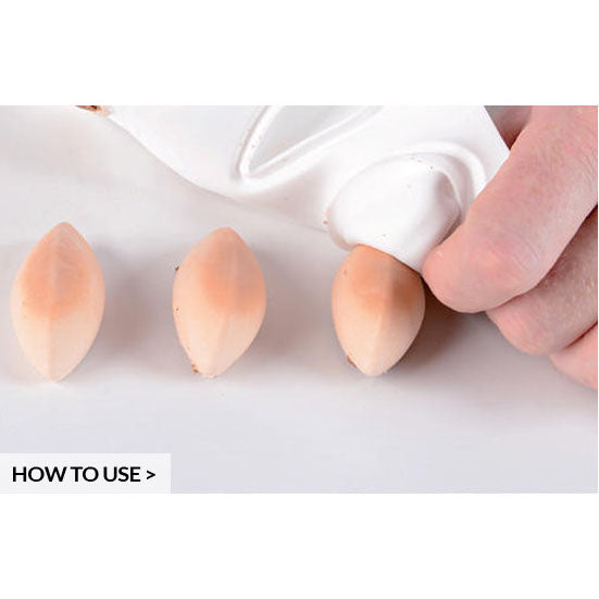 SILIKOMART Quenelle 24-Cavity Silicone Mold for Baking, Chocolate, Candy, Soap & Resin - Premium Food-Grade Flexible Non-Stick Cake Decorating Tool (Perfect for Home Bakers & Professional Chefs)