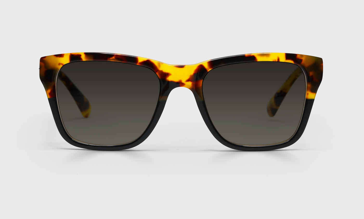Kvetcher Narrow Color 19 Tortoise & Black Front with Tortoise Temples - Stylish Eyeglass Frames for Women & Men - Perfect for Reading, Work, and Everyday Fashion Accessory