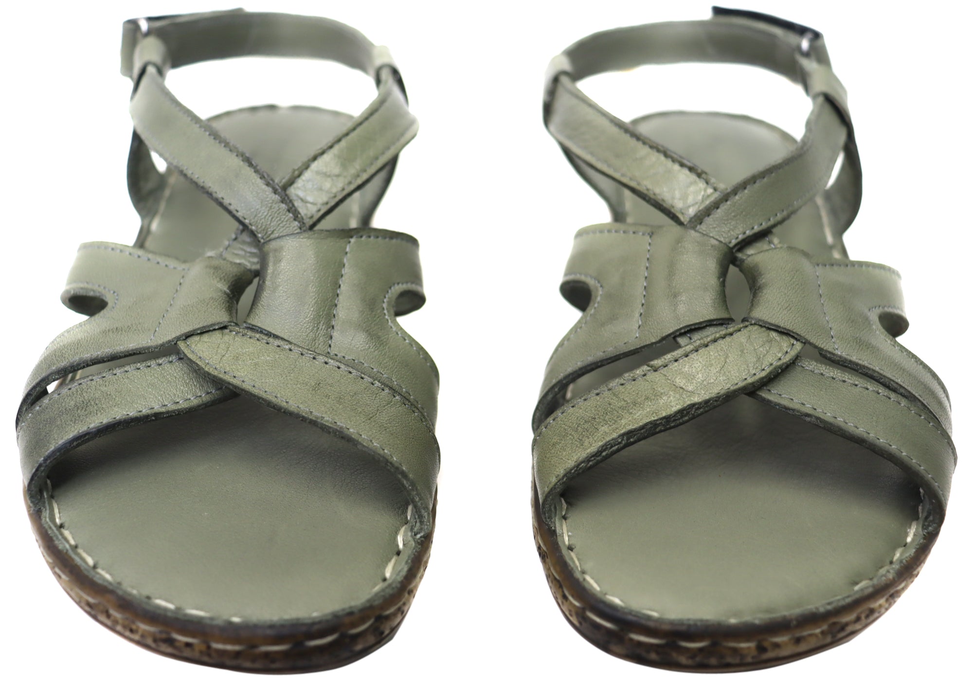 Orizonte Glory Women's Comfortable European Leather Sandals - Stylish & Breathable Summer Walking Shoes for Beach, Travel & Casual Outings