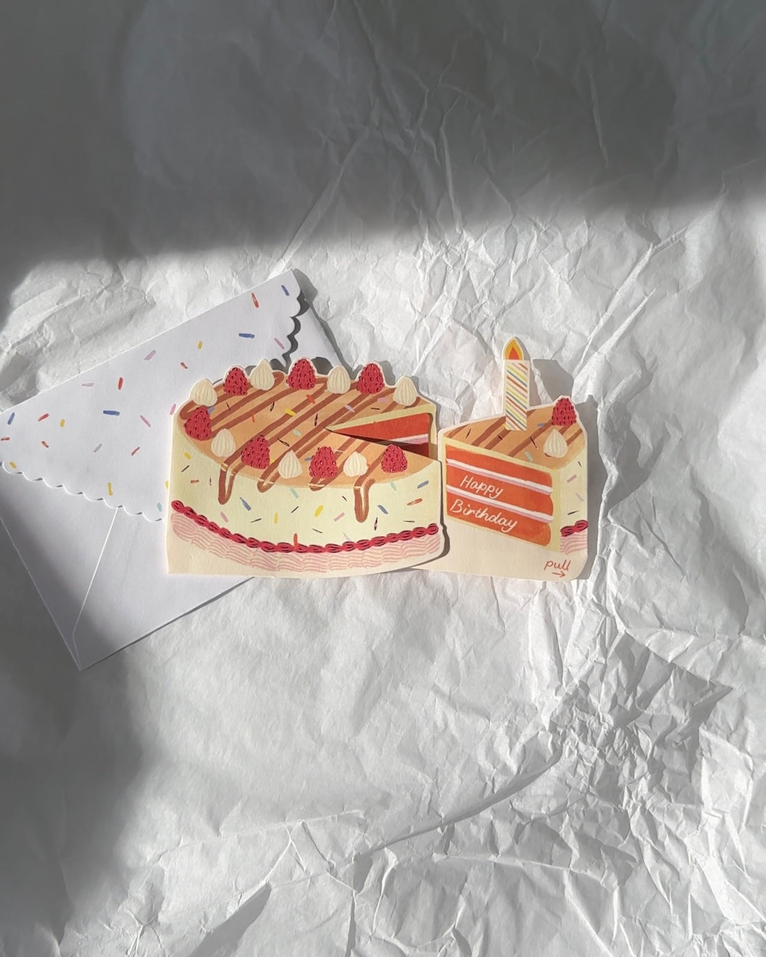 Interactive Birthday Cake Card for Petite Celebrations - Perfect for Small Parties, Gifts & Special Occasions