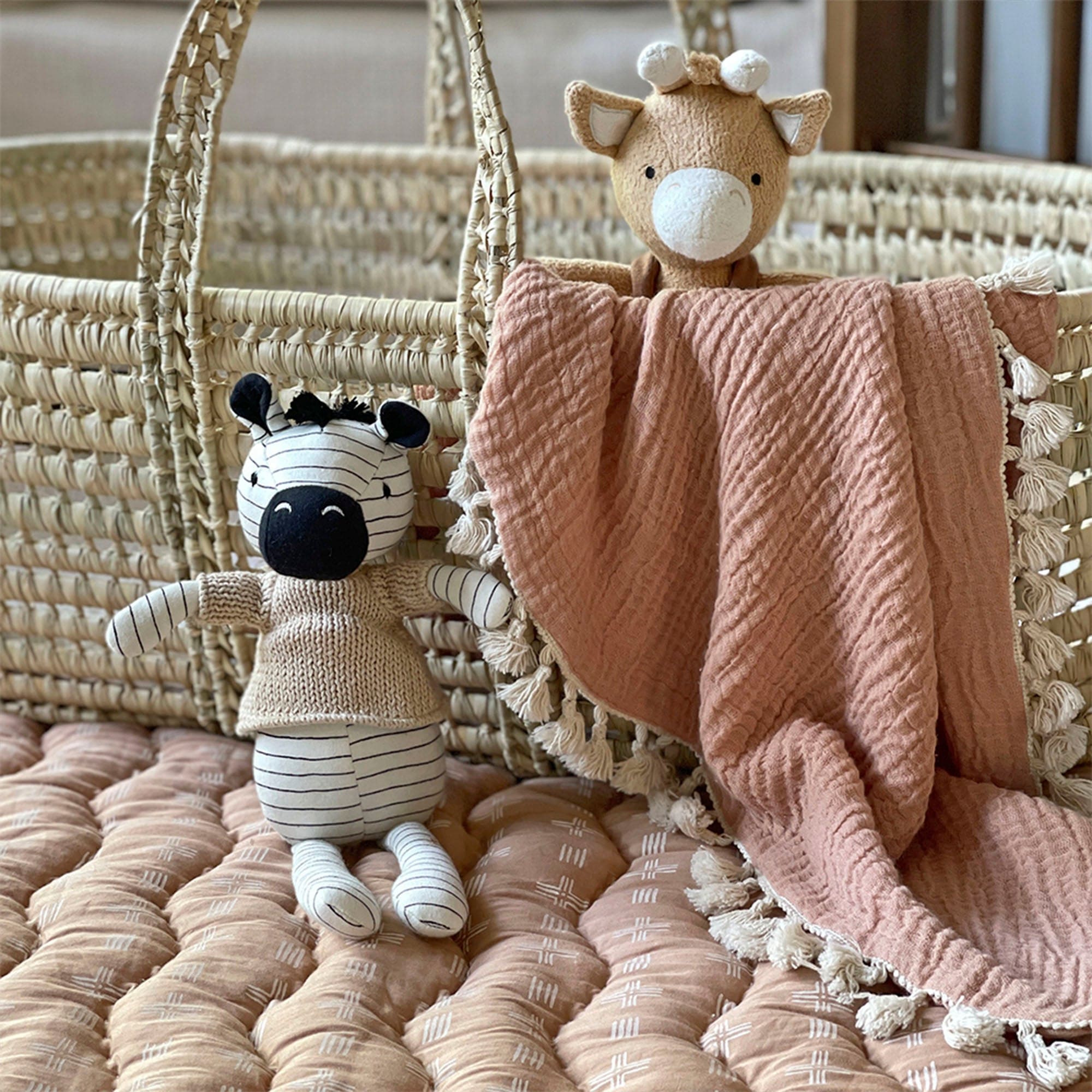 Soft and Cuddly Crane Baby Zulu Zebra Plush Toy - Perfect for Nursery Decor, Baby Shower Gifts, and Toddler Comfort