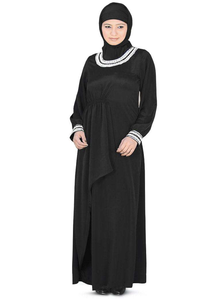 Malak Abaya - Elegant Muslim Women's Prayer Dress - Perfect for Prayer, Mosque, and Special Occasions