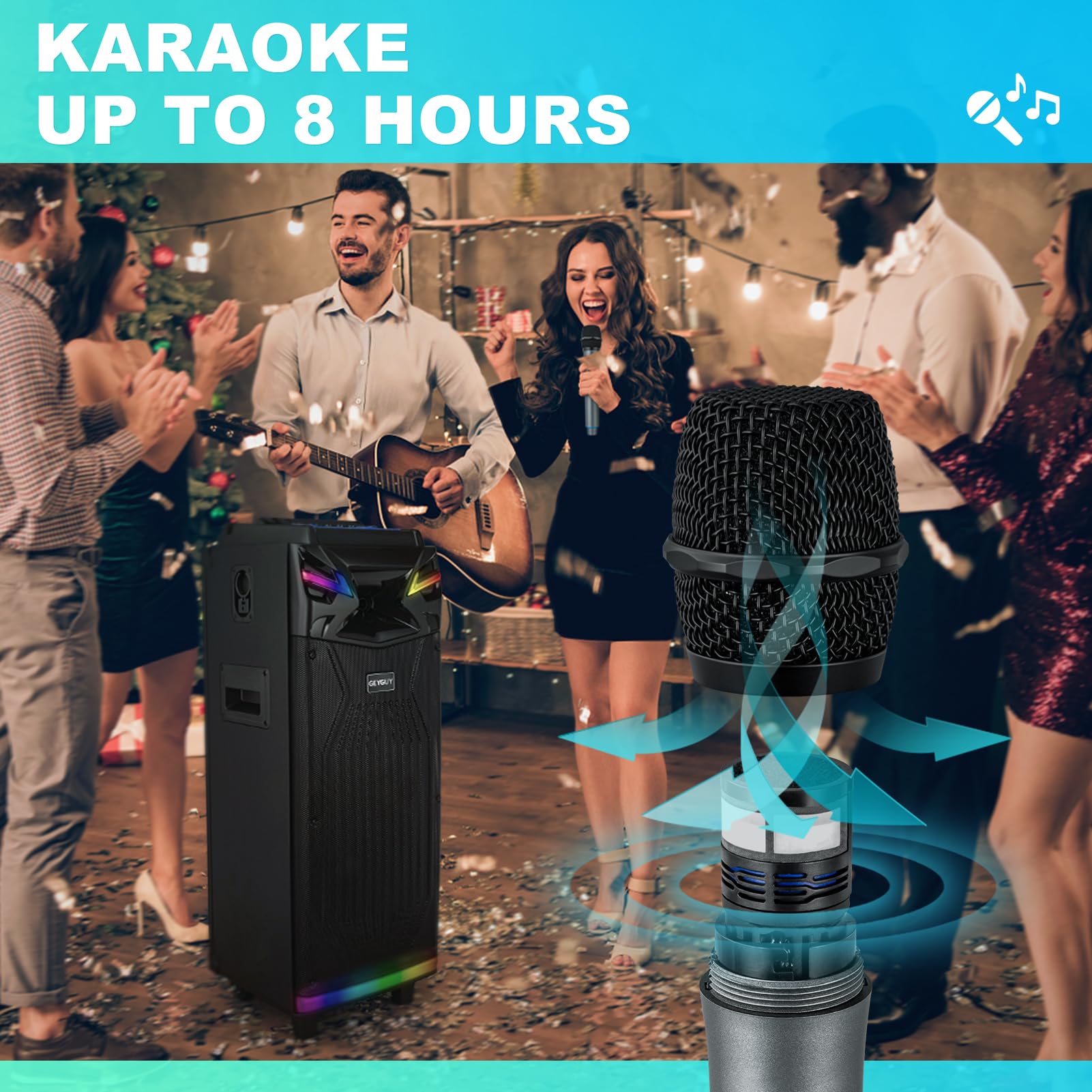 GTSK210-1 Professional Karaoke Machine with 10