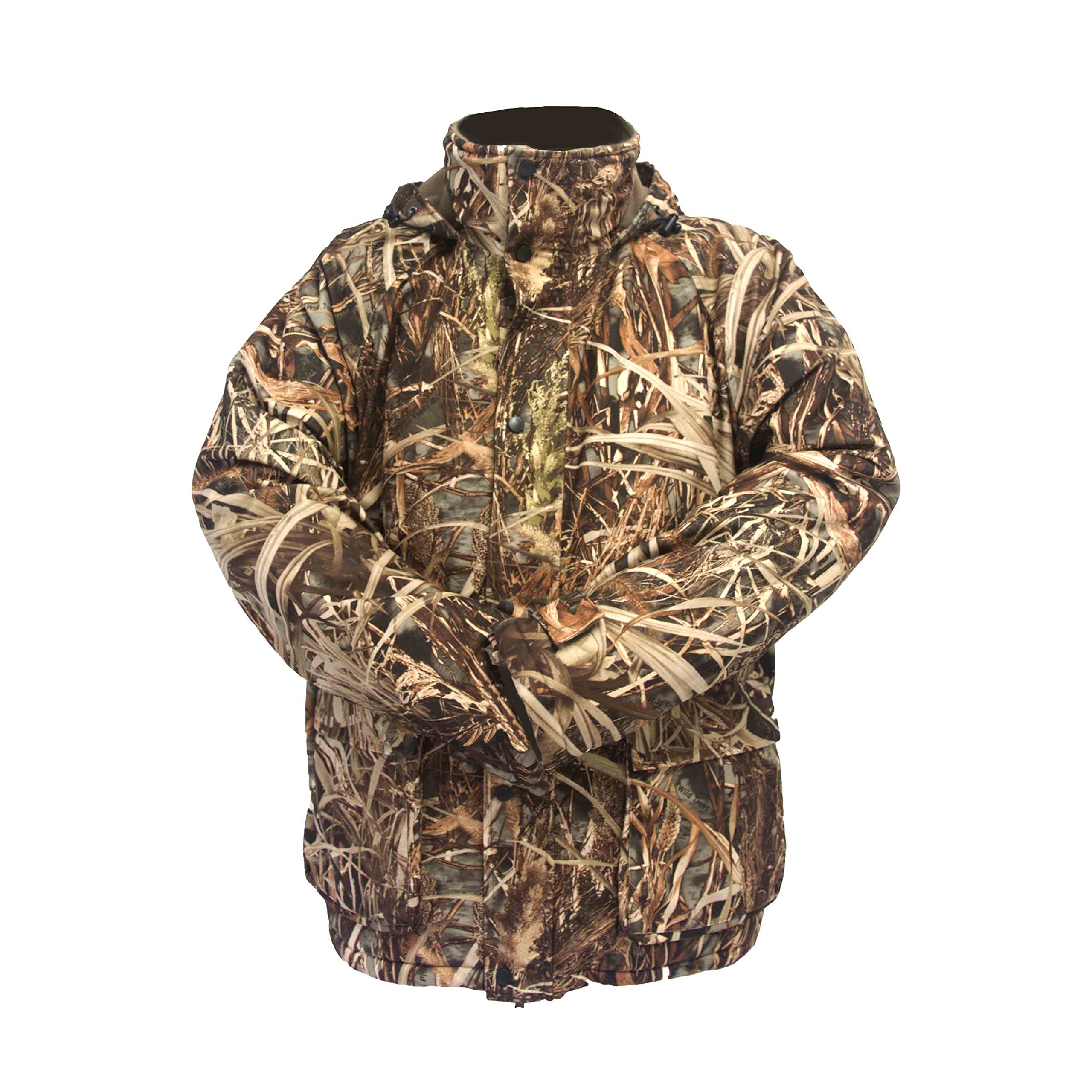Outfitter Performance Camo Hunting Insulated Parka Jacket for Men - Waterproof Winter Coat for Cold Weather Hunting & Outdoor Activities