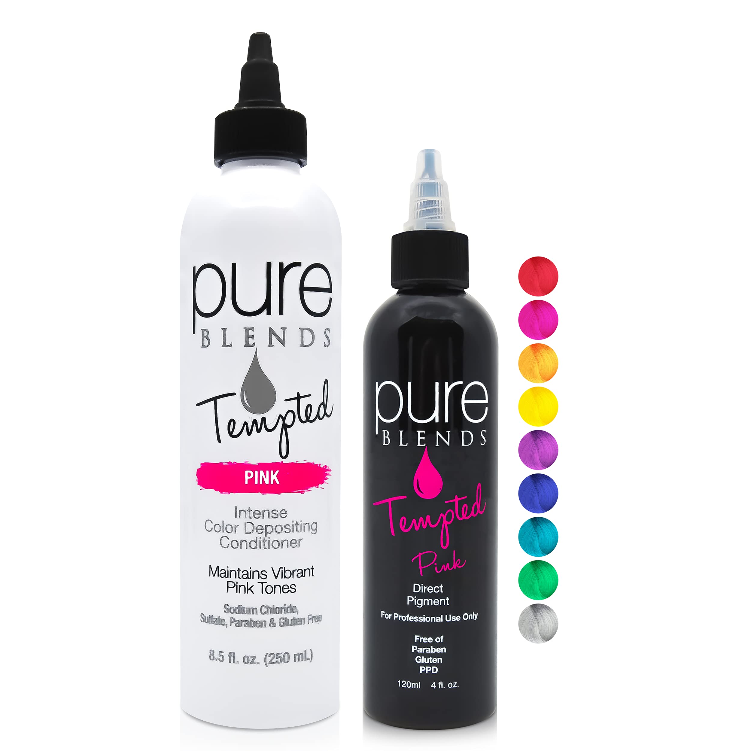 Semi-Permanent Hair Color Dye Kit - Vibrant, Long-Lasting & Moisturizing Color Depositing Conditioner | Stain & Maintain Hair Color | Perfect for DIY Home Coloring & Salon-Quality Results