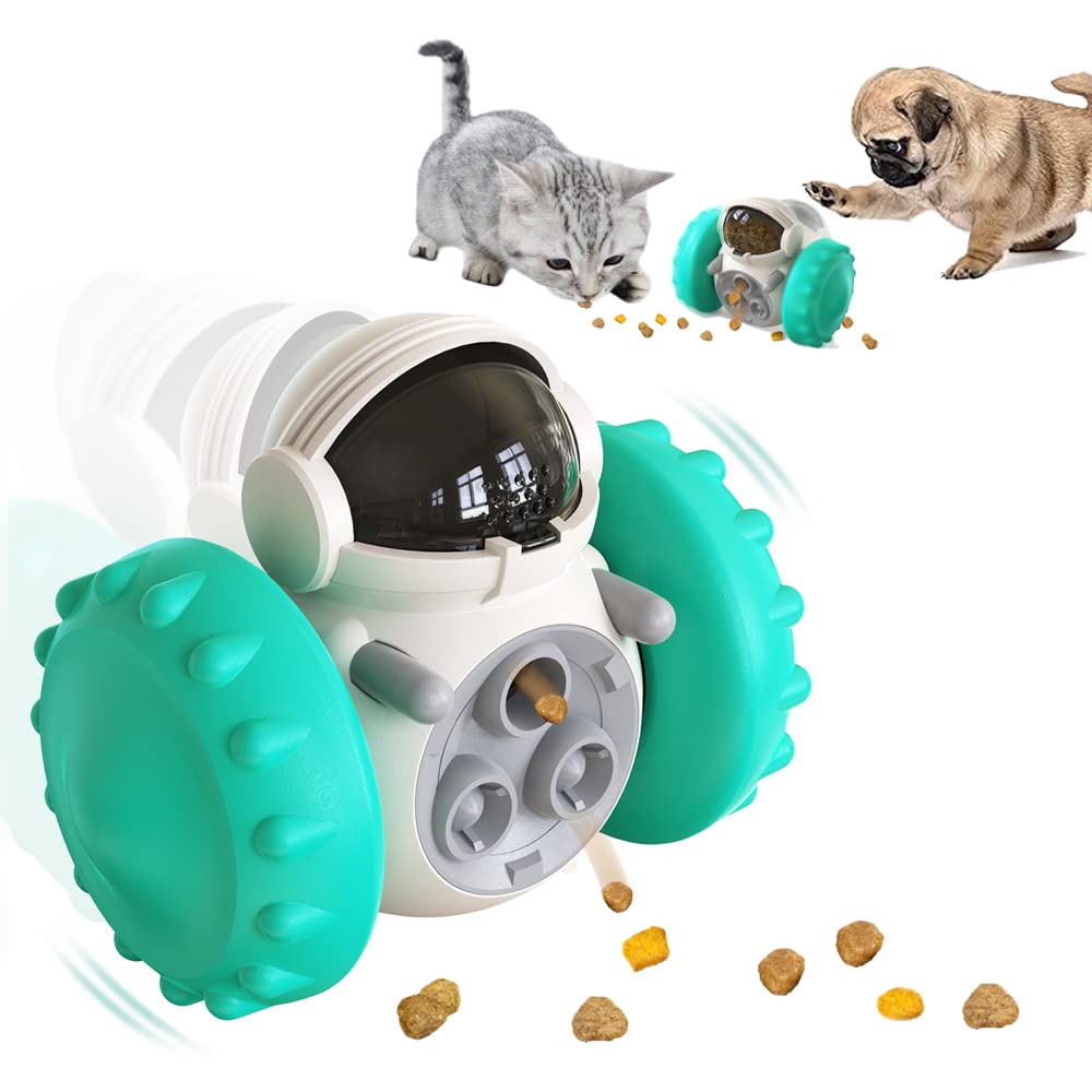 Interactive Dog Puzzle Toy - Slow Feeder for Small & Medium Dogs - Treat Dispensing Enrichment Toy (Lake Blue) - Mental Stimulation & Boredom Relief for Pets
