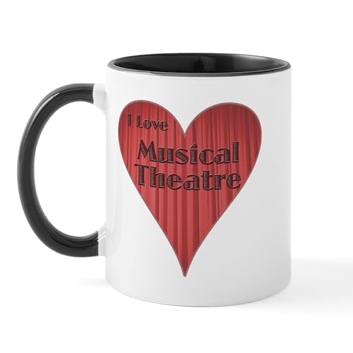 White/Black Inside - I Love Musical Theatre Mug