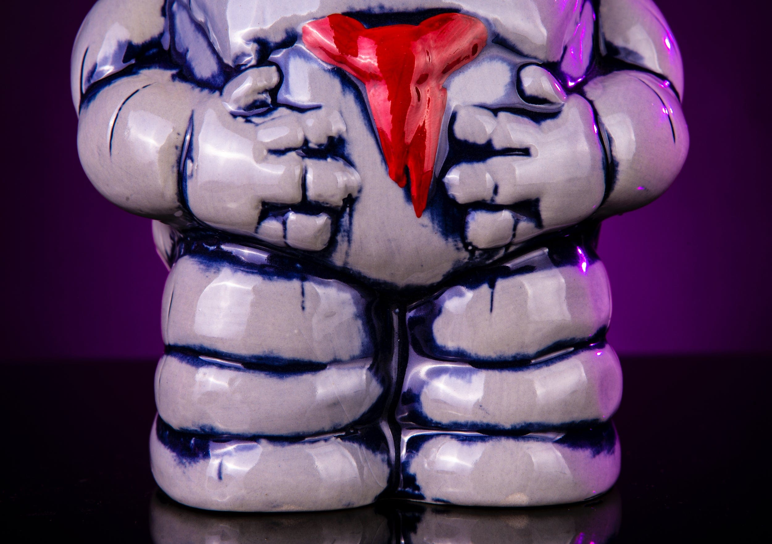Ghostbusters Stay Puft Marshmallow Man Tiki Mug - Collectible Ceramic Cup for Movie Fans, Halloween Parties & Themed Decor