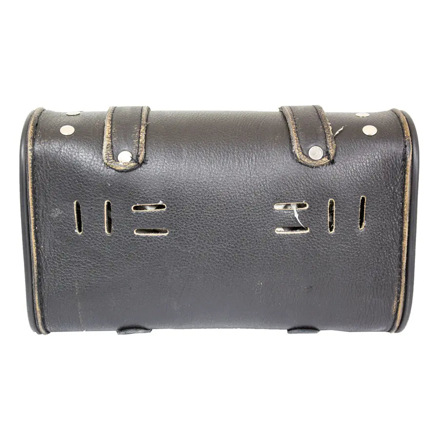 Open Road Studded Leather Tool Bag - Durable & Stylish for Motorcycle Riders & Mechanics | Perfect for Bike Maintenance & DIY Projects