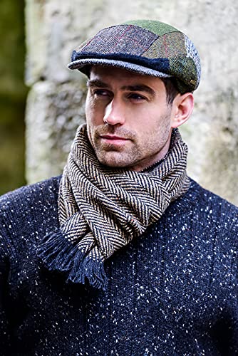 Authentic Irish Wool Kerry Cap by Mucros Weavers - Handmade in Ireland - Perfect for Hiking, Festivals & Cold Weather