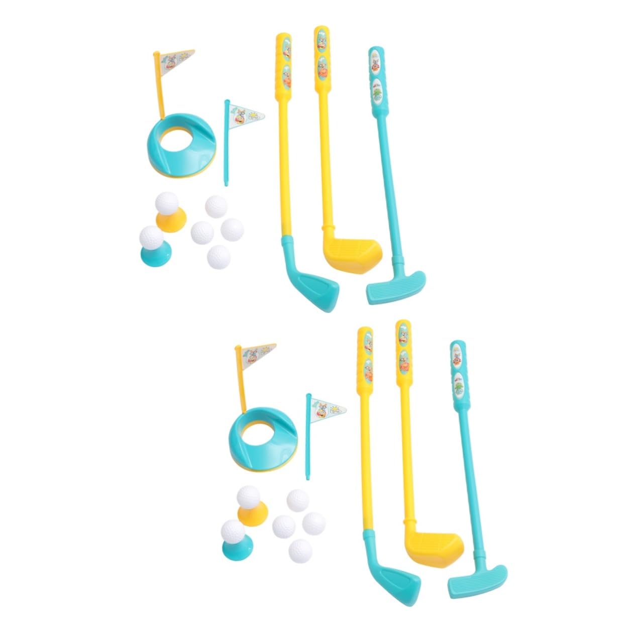 Vaguelly 2-Piece Kids Golf Club Set - Outdoor & Indoor Golf Toys for Toddlers, Boys & Girls - Perfect for Backyard Play, Birthday Gifts & Early Sports Development