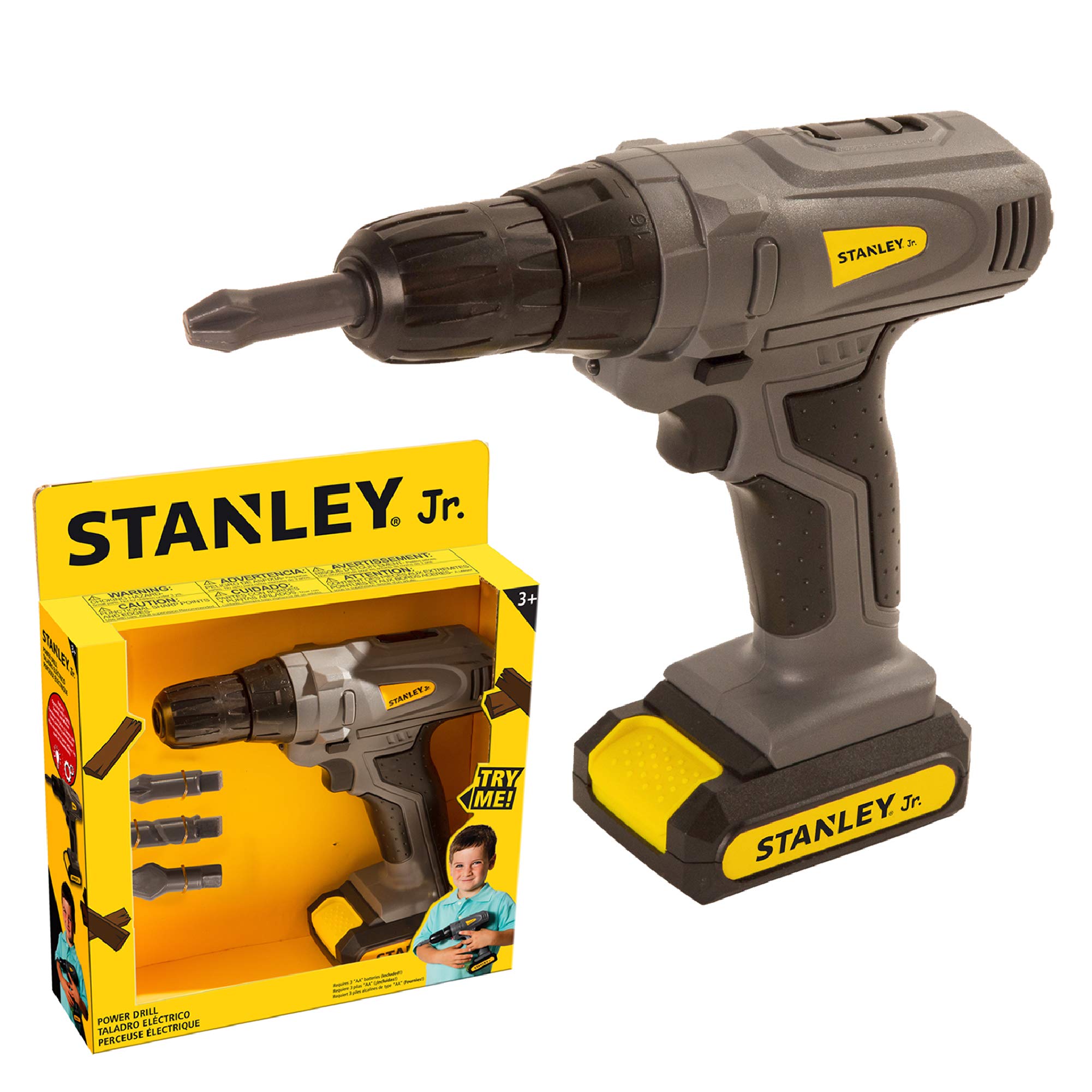 Cordless Electric Drill with Battery - 20V Power Tool Kit for DIY Home Improvement, Woodworking & Metal Projects