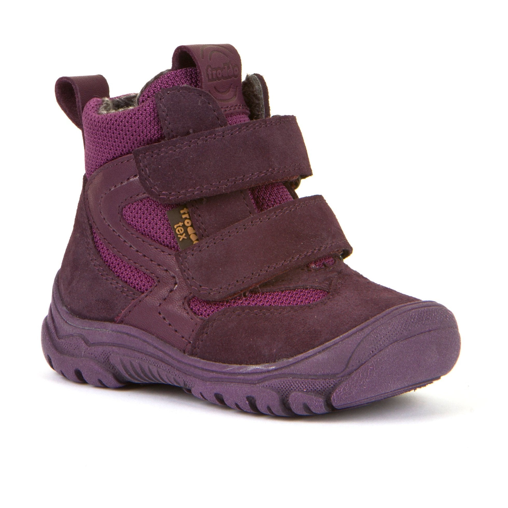 Froddo Linz Tex Baby Ankle Boots for Boys & Girls - Purple | Comfortable & Stylish First Walking Shoes for Toddlers - Perfect for Outdoor Play & Special Occasions