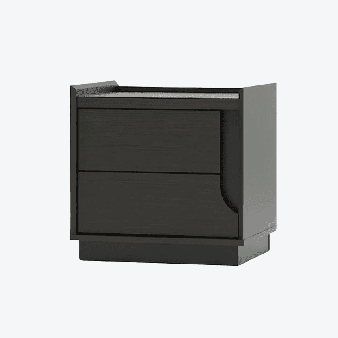 Modern Garnette Bedside Table with Drawer - Nightstand for Bedroom, Living Room, or Office - Compact Storage Solution for Books, Lamps & Essentials
