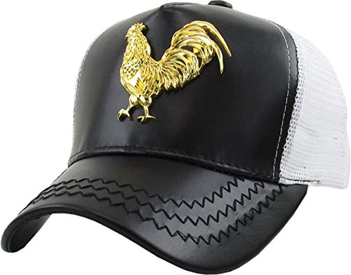 Rooster Black White