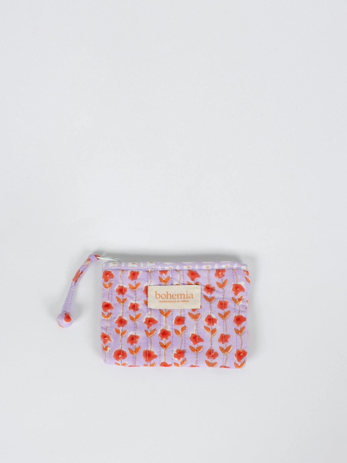 Lilac Garland Coin Purse - Elegant Small Wallet for Women, Girls | Perfect for Parties, Weddings, and Everyday Use