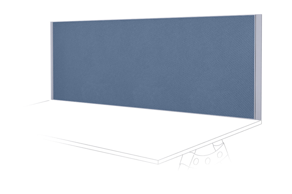 Silver Frame Desk Mounted Privacy Screen with Clamp Bracket - Perfect for Office, Home & Workspace Computer Monitor Privacy Protection